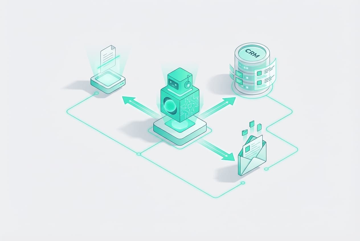 Autonome AI agents die taken uitvoeren: documenten verwerken, CRM-koppelingen en e-mail automatisering voor bedrijven in Limburg