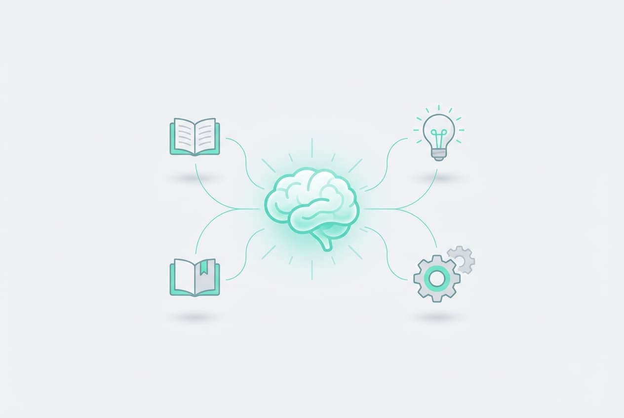 AI kennisgraaf verbindt boeken, ideeën en processen in een centraal brein - kennismanagement met AI voor bedrijven in Zuid-Limburg