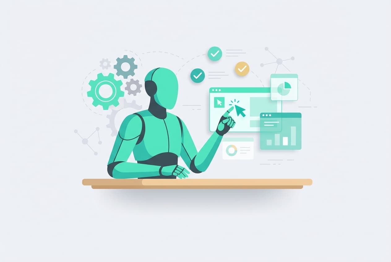 Digitale robot voert handmatige taken automatisch uit op de computer - Robotic Process Automation voor MKB in Limburg